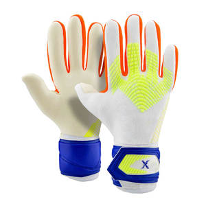 Guantes de Portero de Alto Rendimiento, de Cuero, con Palma Suave, Transpirables, Antideslizantes, de Dedos Completos, para Práctica Profesional y Control de Partidos - Product Image 1