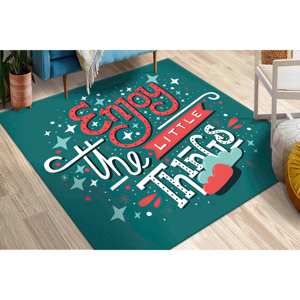 Tapis « Profitez des petites choses », Tapis avec citations positives, Tapis de motivation, Tapis fin non tissé - Product Image 2