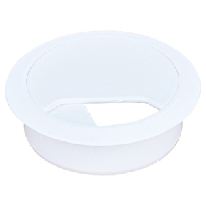 Passacavi per scrivanie foratura 60 mm bianco - Product Image 1
