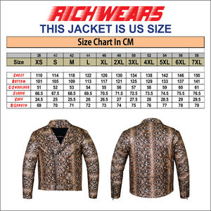 Chaqueta de montar informal con estilo personalizada de High Street Estilo de cremallera de cuero de piel de vaca genuina para hombres-Venta al por mayor para la temporada de primavera - Product Image 6