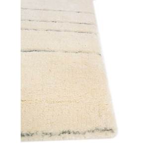 Tapis en laine tissé à la main en viscose rayée ivoire Contour 9x12 rectangulaire grande surface pour la maison classique pour adolescents - Tapis Jaipur ZA Hwt-01 - Product Image 4
