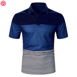 Casual usa botón diseño transpirable hombre verano al aire libre nuevo estilo Manga corta buena venta polos - Product Image 1