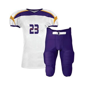 ชุดอเมริกันฟุตบอลของผู้ชายมาใหม่ระบายอากาศได้ดีแห้งเร็วคุณภาพสูงสำหรับผู้ใหญ่กำหนดเองป้องกันแบคทีเรีย - Product Image 5