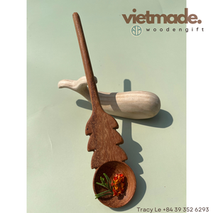 Vente chaude 2024 Meilleur prix Conception Unique 100% Cuillère En Bois Naturel Du Viet Nam - Product Image 2