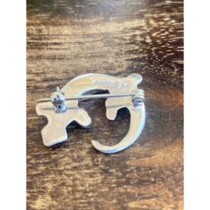 Broche Navajo Hecho a Mano con Incrustaciones de Plata de Ley y Piedras Multicolores, Diseño de Lagarto, Accesorio de Regalo - Product Image 5