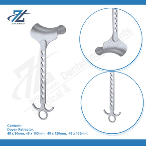 Doyen retractor 48X90มม., 28ซม. สแตนเลสเครื่องมือผ่าตัดพื้นฐานเครื่องดึงหน้าท้อง - Product Image 3
