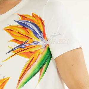 เสื้อยืดผู้ชายผ้าโพลีเอสเตอร์/คอตตอน พิมพ์โลโก้ได้ คอกลม ทรงเข้ารูป เป็นมิตรกับสิ่งแวดล้อม แห้งเร็ว สไตล์สตรีทแวร์ - Product Image 6