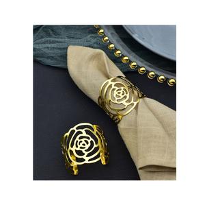 Ensemble de porte-serviettes en métal de designer haut de gamme pour la mise en scène de tables de luxe, les dîners, les fêtes, les célébrations et les intérieurs raffinés - Product Image 5