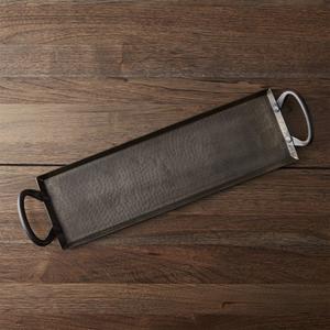 Último diseño para desayuno y cena bandeja de comida de acero inoxidable para restaurante plato de cena hecho a mano diseño de martillo recubierto de cobre - Product Image 3