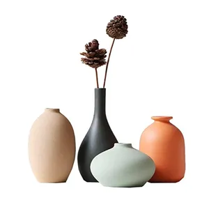 Luxus Morandi Farbe Feines Porzellan Europa Stil Home Dekorative Vase