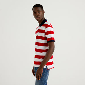 2024 logotipo personalizado trabajo poliéster algodón de talla grande para hombre Golf para Polo camiseta alta calidad liso en blanco de gran tamaño Jersey sólido - Product Image 6