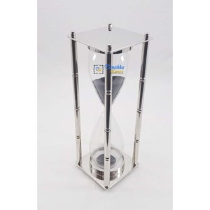 Personalised Black Sand Clock Nautical Hanging Style Handmade Decoration <b>Hourglass</b> Office Desk Sand <b>Timer</b> Brass Collectible - Product Image 5