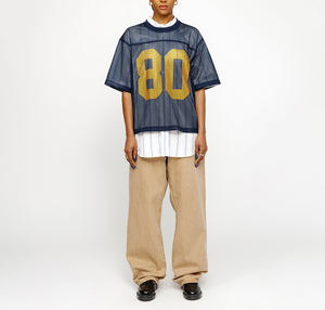 T-shirt en jersey à manches courtes unisexe, logo personnalisé, taille plus, respirant, antibactérien, séchage rapide, anti-UV, basketball, football - Product Image 4