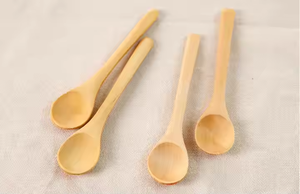 Precio al por mayor 10cm Cuchara de calidad superior Cuchara de especias de té de madera Cuchara Mini cuchara Madera de la mejor calidad de tradebit - Product Image 6