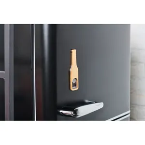 Ouvre-bouteille en bambou personnalisé BUPER, gadgets uniques pour une ouverture facile - Product Image 4