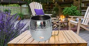 16 Ounce Insulated Stainless Steel Tumbler with Brass Handle Moscow Mule <b>Mug</b> for Coffee or Beer Premium Stainless Steel Cup - Product Image 3