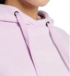 Sudadera con capucha corta personalizada para mujer, sudaderas con capucha y sudaderas informales para mujer, Sudadera con capucha recortada de gran tamaño para mujer - Product Image 1
