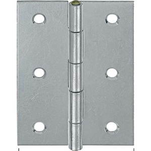 VORMANN Steel Blue Zinc-Plated Rolled Half-Width Hinge 60mm Height 46mm Width 1.4mm Thickness <b>Shelf</b> Grip <b>Liners</b> Packaged 20 - Product Image 1