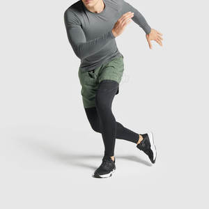 High Quality Customized Men's Fitness <b>Leggings</b> <b>Low</b> MOQ Tight Workout Wear - Product Image 5