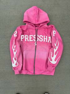 OEM/ODM Custom <b>Men's</b> Unisex Acid Wash Winter 100% Cotton 500gsm Fleece Oversized Plus Size <b>Pullover</b> Hoodie Streetwear Print Logo - Product Image 6