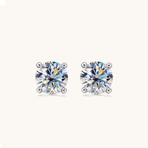 Pendientes de Diamantes Clásicos de Alta Calidad con Oro de 18K, Joyería Fina para Mujer, para Fiestas, de Proveedor Mayorista Indio - Product Image 5