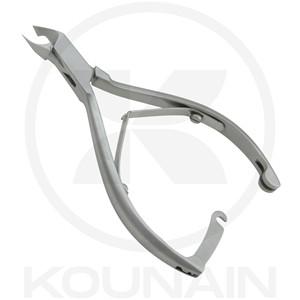 Cortaúñas profesional de acero inoxidable plano KOUNAIN, herramienta de eliminación de piel muerta de cutícula recta afilada duradera para dedos y dedos de los pies - Product Image 1