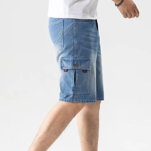 Fashionable Custom <b>Men's</b> Shorts Blue <b>Jeans</b> Brand Clothing Summer Shorts Male <b>Jeans</b> Shorts <b>For</b> <b>Men</b> Athletic Workout - Product Image 3