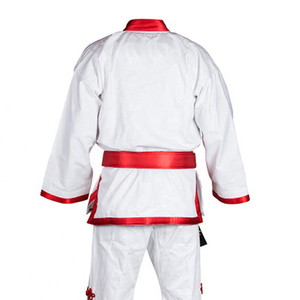 2024 nouveau Design coton lourd karaté costumes couleur personnalisée vêtements de sport en gros pas cher prix OEM Service pour Arts martiaux porter - Product Image 3