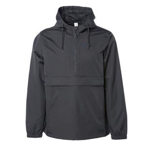 Chaqueta de lluvia con cuello levantado de invierno para hombre de alta calidad personalizada cortavientos con capucha en estilo de calle de lona - Product Image 2