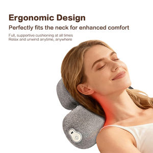 Oreiller de <span class=keywords><strong>massage</strong></span> vibrant le plus vendu, version améliorée, masseur de cou chauffant pour le bureau et la maison, OEM disponible - Product Image 6