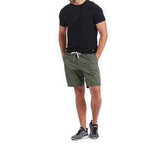Prix de gros pour l'exportation – Short décontracté pour homme 100 % coton, couleur unie, écologique, respirant, taille haute élastique, personnalisable - Product Image 1
