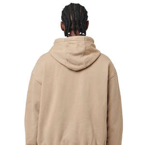 Survêtement à capuche zippé surdimensionné et lourd avec logo personnalisé pour hommes Ensembles d'hiver à motif uni respirant et écologique grande taille - Product Image 3