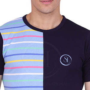 Venta en línea Camisetas personalizadas para hombres Tallas grandes Ropa de verano Algodón/Fibra de bambú para adultos - Product Image 5