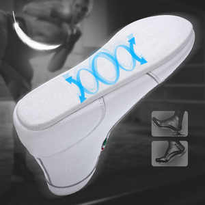 รองเท้าบู๊ทสำหรับชกมวย ระบายอากาศได้ดี หนังเทียม ผูกเชือก ทนทาน ใช้ได้ทุกสภาพอากาศ กันลื่น - Product Image 4