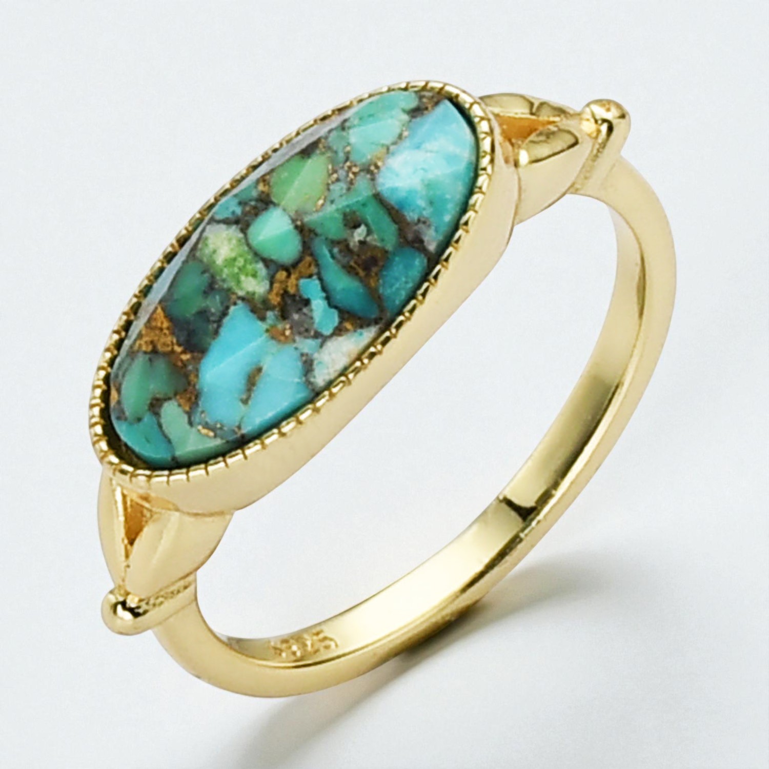 Turquoise cuivré