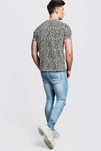 Camisetas Vintage Casuales 100% Poliéster con Estampado Animal para Hombre - Product Image 6