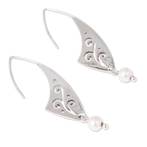 Wholesale Fashion Cute <b>Pearl</b> Drop Dangle <b>Earrings</b> 925 Sterling <b>Silver</b> New Jewelry Accessories for Women Factory Price - Product Image 2