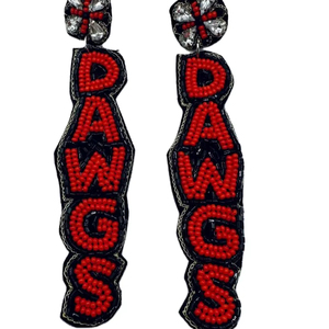 ต่างหูลูกปัดเม็ดแก้วทำมือปักลายน่ารักโลโก้ออกแบบได้ตามต้องการสำหรับเด็กผู้หญิง - Product Image 1