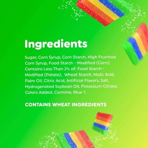 Đầu không khí xtremes cắn ngọt chua kẹo cầu vồng Berry (gói 18) kẹo Mỹ - Product Image 4