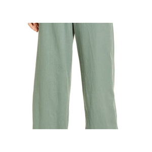 Pantaloni Larghi da Donna Caslon(r) in Misto Lino, Verde Dune, Taglia XS, Vita Alta, Traspiranti, Stile Casual per l'Estate - Product Image 3