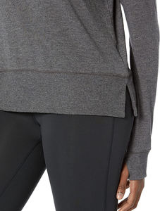 Sudadera Deportiva Gris Oscuro para Hombre, Hecha a Medida, Gruesa, de Forro Polar, para Invierno, con Estampado Digital, 100% Algodón Orgánico - Product Image 3