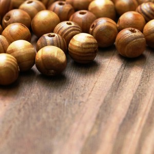 ลูกปัดไม้ขนาดใหญ่20มม. รูปร่างที่กำหนดเองและลูกปัดไม้สีรูปทรงและขนาดผลิตด้วยมือสินค้าอินเดีย - Product Image 5