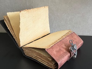 Diario de cuero de 200 páginas hecho a mano estilo Vintage Árbol de la vida en relieve hilo Natural puro cosido con encuadernación de punto de sillín en espiral - Product Image 5