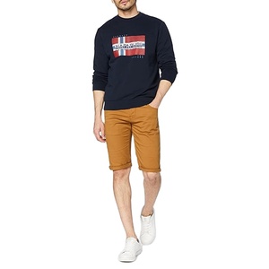 เสื้อสเวตเชิ้ตผู้ชายผ้าฝ้าย 100% คุณภาพสูง พิมพ์ลาย ทรงเข้ารูป เป็นมิตรกับสิ่งแวดล้อม บุซับในสำหรับฤดูหนาว สกรีนโลโก้ได้ตามต้องการ - Product Image 2
