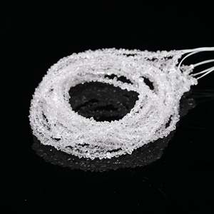 Cuarzo Herkimer Blanco Transparente de 3-4 mm, Corte Brillante Facetado, en Forma de Chip y Pepita para la Fabricación de Joyas - Product Image 2
