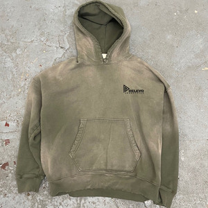 Sweat à capuche unisexe personnalisé à épaules tombantes, coupe oversize, uni, en molleton 100% coton 220 g/m², écologique, vierge, pour homme - Product Image 6