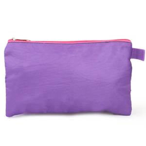 Estuche para lápices con dos cremalleras - Morado - Product Image 3