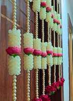 Guirlandes de roses élégantes et lourdes pour la décoration de porte latérale, tendance pour la Saint-Valentin, réutilisables, style sud-indien