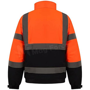 Veste imperméable réfléchissante Vêtements de travail Veste personnalisée d'hiver réfléchissante pour travailleurs à haute visibilité - Product Image 2