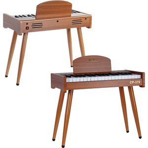 Piano Infantil de Madera Midex CP-370OR - 37 Teclas, Funciona con Pilas, Tacto Realista y Patas Ajustables, Incluye Taburete - Color Naranja Madera - Product Image 3
